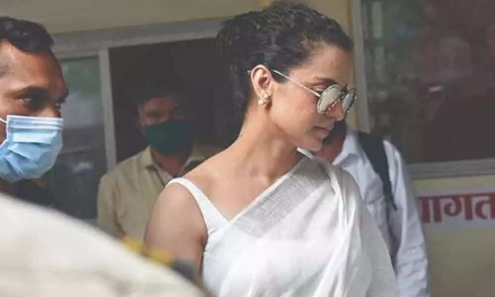 Kangana records statements before police