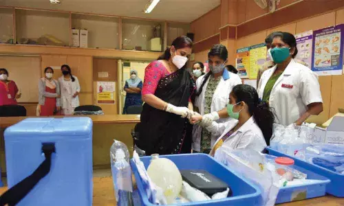 Minister K. Sudhakar says State may start Covid vaccination from Monday