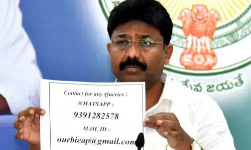 Minister for Education A Suresh addressing a press conference  at the Secretariat on Friday