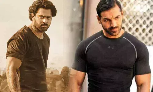 Prabhas and John Abraham