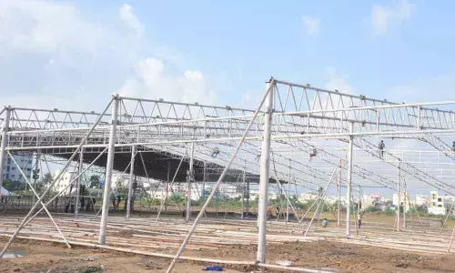 Meeting venue at SVGS college in Nellore