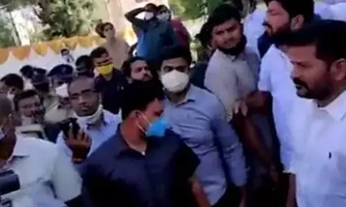 Revanth Reddy arrested for mayhem at KTR’s programme