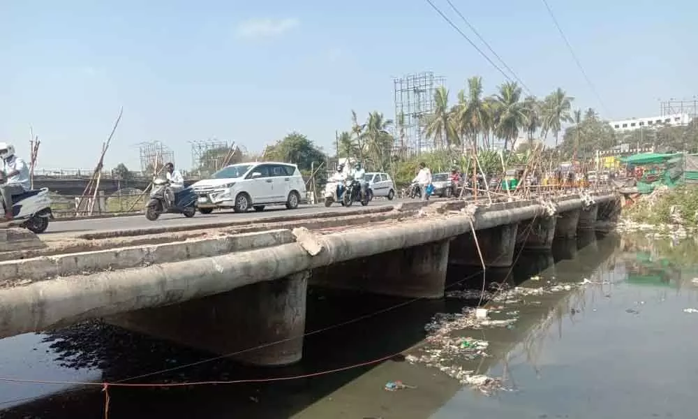 Chaderghat retaining wall yet to be replaced