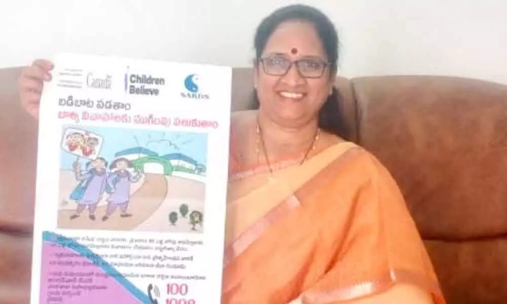 Vasireddi Padma, chairperson of Andhra Pradesh State Mahila Commission