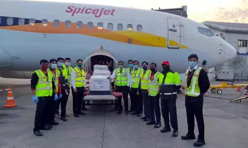 3.5 Lakhs Covid-19 Vaccine Doses Reach Hyderabad In A Special Plane