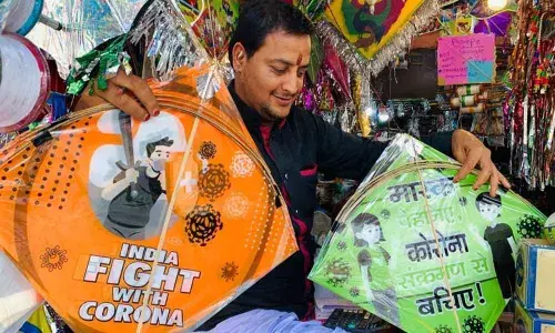 Kites sensitise public on Covid precautions