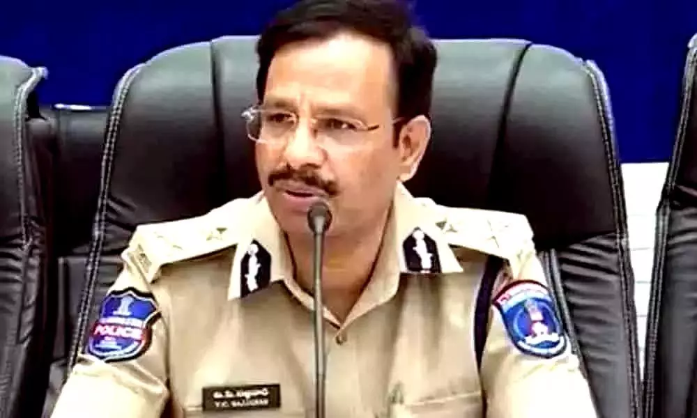 Cyberabad commissioner of police VC Sajjanar