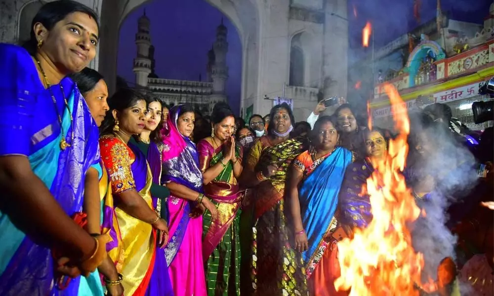 Pomp, gaiety mark Bhogi celebrations