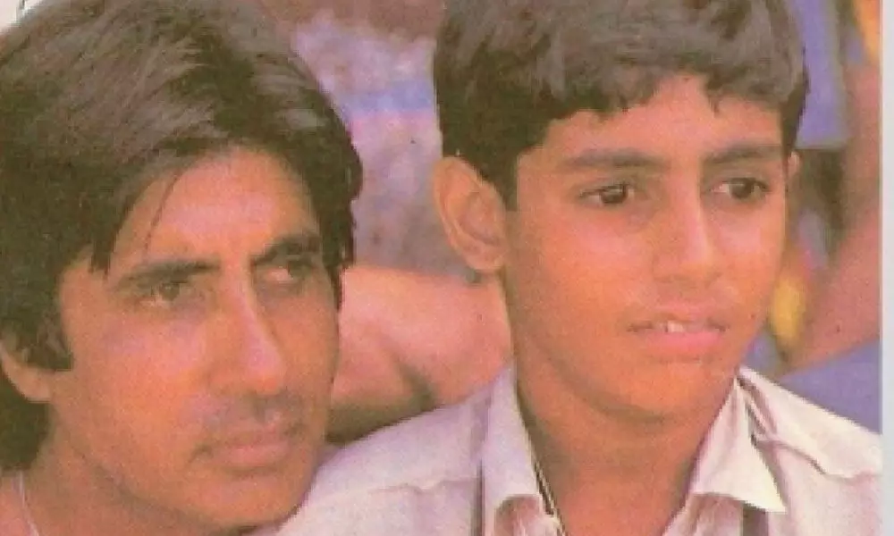 Amitabh Bachchan recalls son Abhishek signing his first autograph