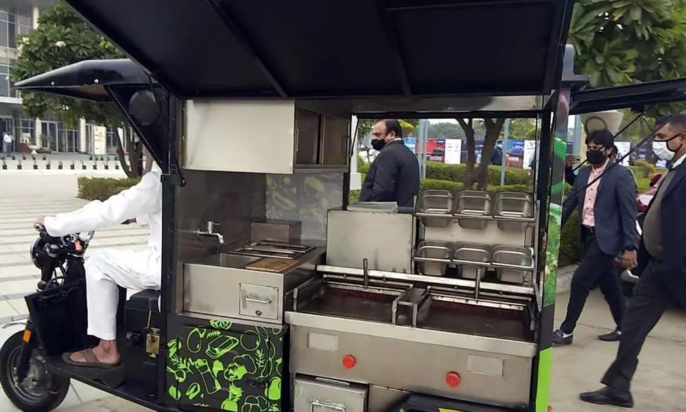 Terabite Ekarts launches the first of its kind electric smart food carts