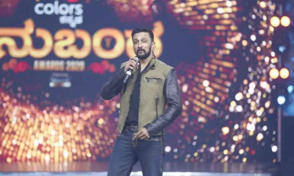 Sudeep celebrates 25 years as actor with TV artists