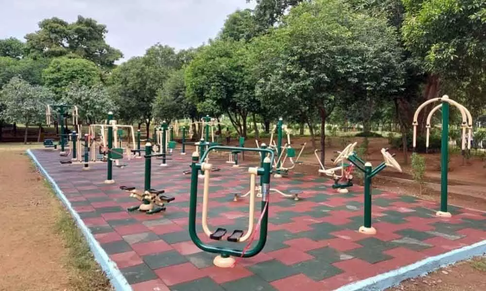 Free open-air gyms a healthy exercise