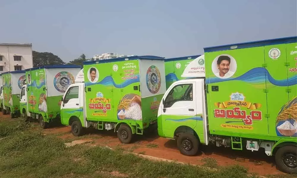 650 door-to-door ration  delivery vans reach EG