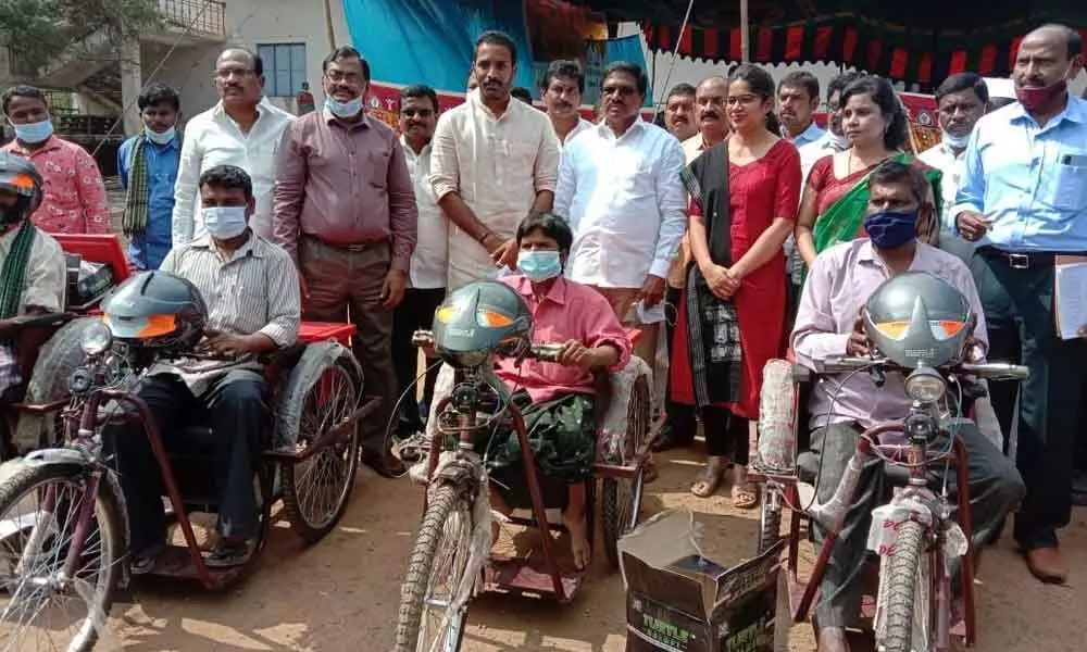 MP asks disabled to avail tricycles
