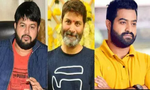 SS Thaman, Trivikram Srinivas and Jr NTR