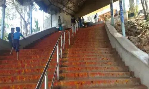 Thieves tried to rob the a devotees group along Alipiri pathway in Tirupati