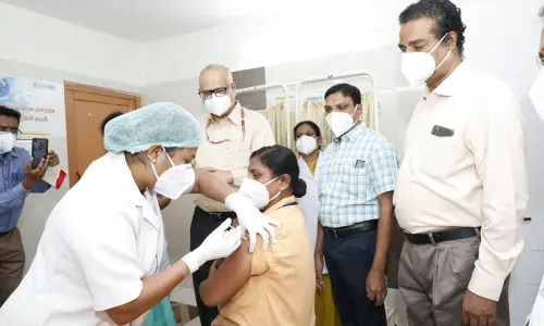 South Central Railway health staff get Covid jab in phase-1