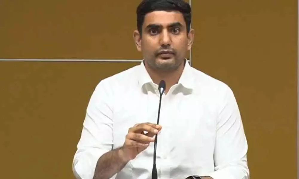 Lokesh conduct opinion poll on CM’s frequent Delhi visit