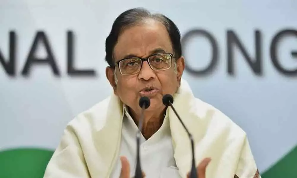 Senior Congress leader P. Chidambaram