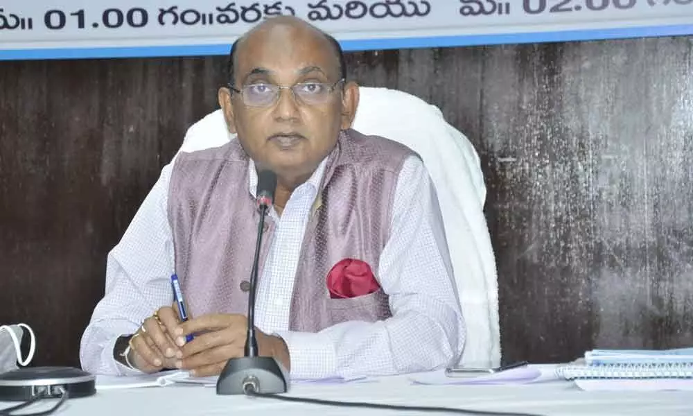 APERC Chairman  Justice C V Nagarjuna Reddy conducting public hearing in Visakhapatnam on Wednesday