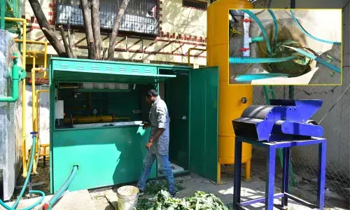 Rythu Bazar produces biogas from waste