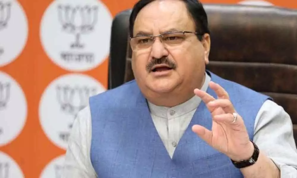 BJP president J.P. Nadda