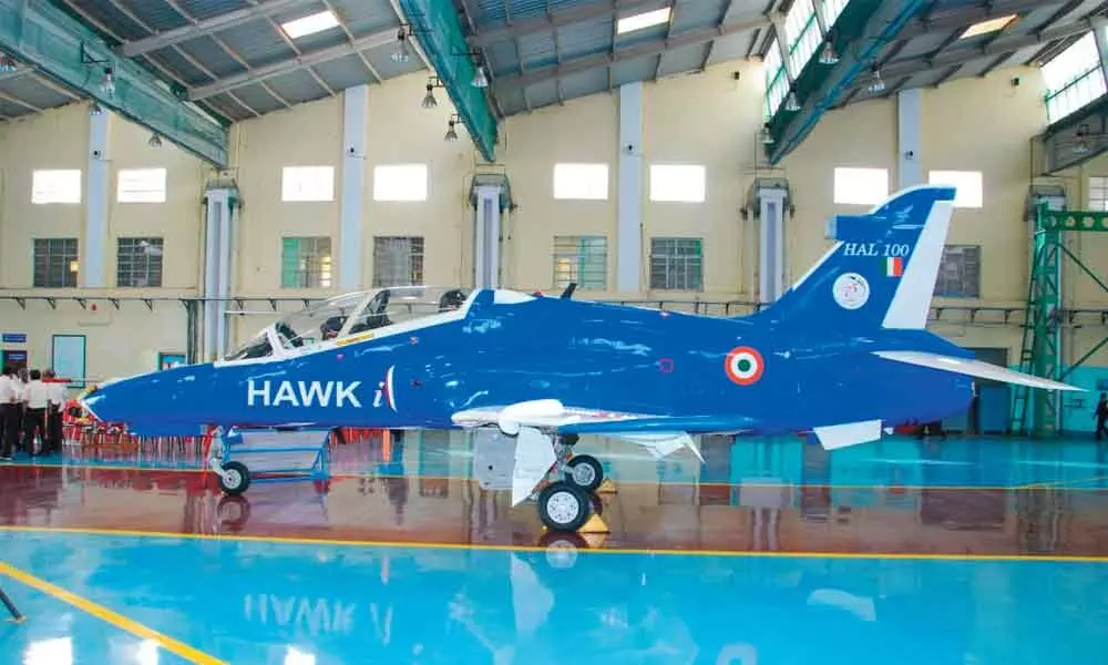 HAL successfully test fires smart anti airfield weapon from Hawk-i aircraft