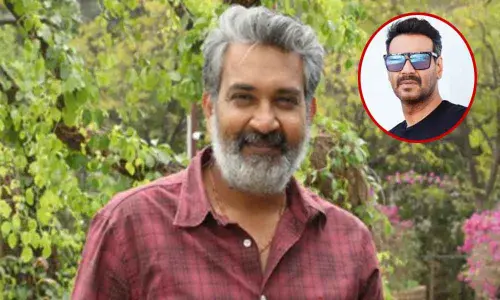 SS Rajamouli and Ajay Devgn
