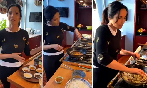 Padma Lakshmi Makes Tamarind Rice in Honour of Kamala Harris