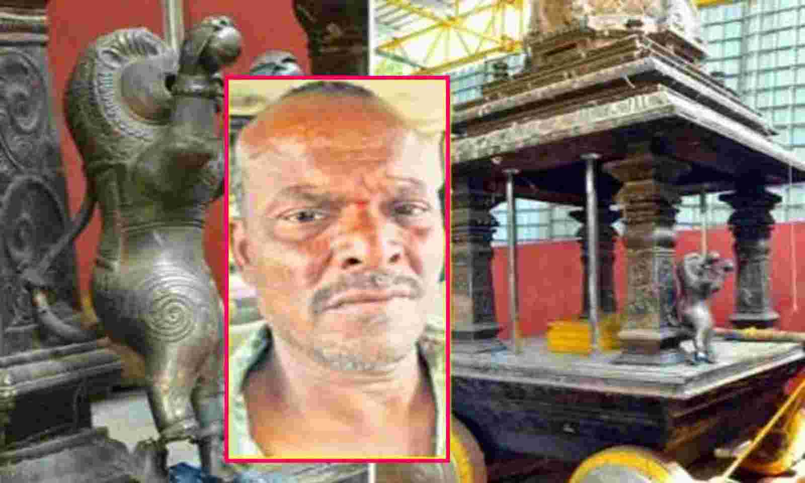 One held for theft of 3 silver lion statues from Kanaka Durga ...