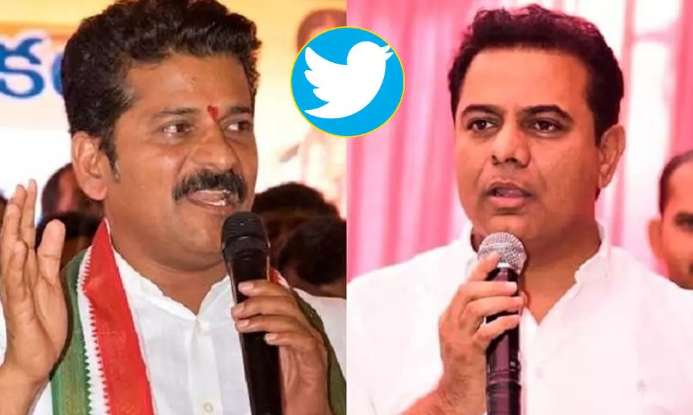 Supporters of Revanth Reddy, KTR engage in slugfest on Twitter