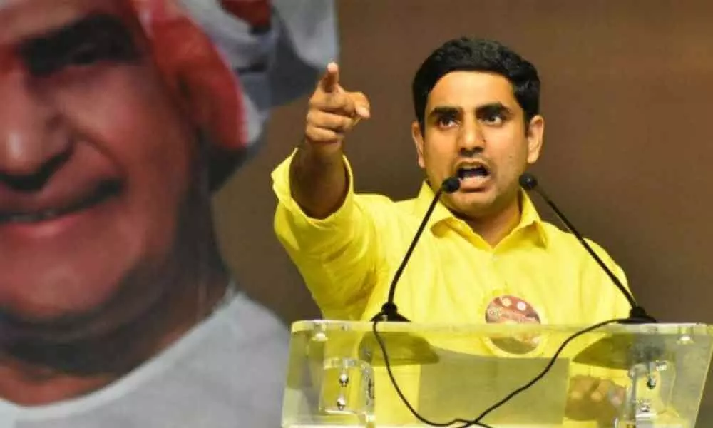 Lokesh decries ‘rape cases’ against agitating students by police