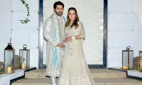 Bollywood showers love on newlyweds Varun and Natasha