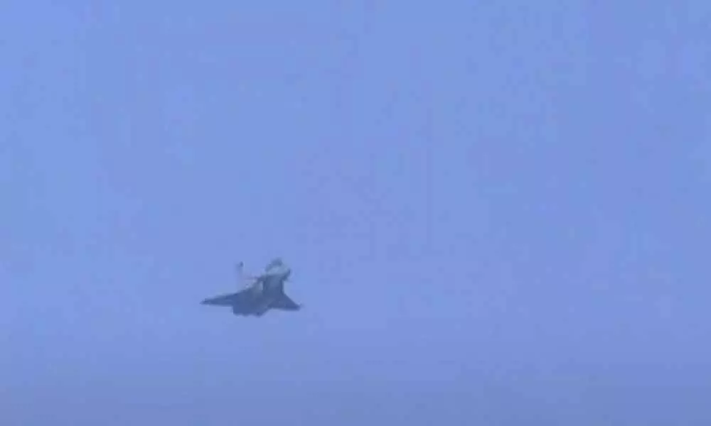 Rafale fighter jets, which were inducted into the Indian Air Force (IAF) last year, featured in the Republic Day parade and culminated the flypast by carrying out the ‘Vertical Charlie’ formation.