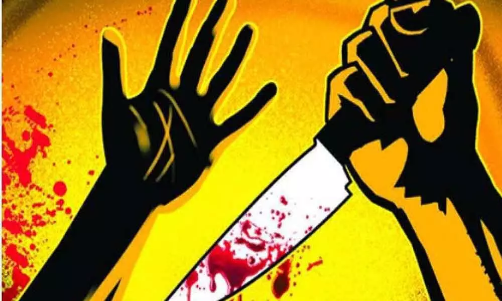 Andhra Pradesh: Man stabbed to death infront of wife and children in Srikakulam