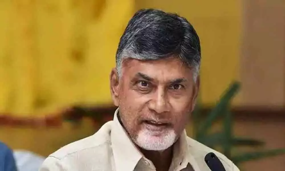 TDP national president Chandrababu Naidu