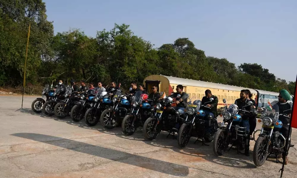 Royal Enfield celebrates Republic Day with Army Officers in Hyderabad