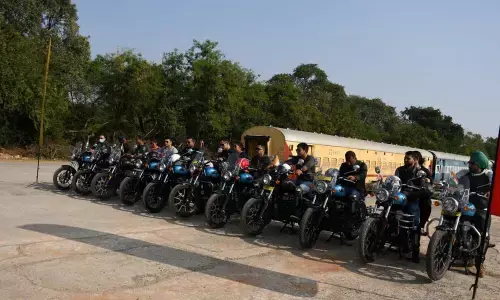 Royal Enfield celebrates Republic Day with Army Officers in Hyderabad