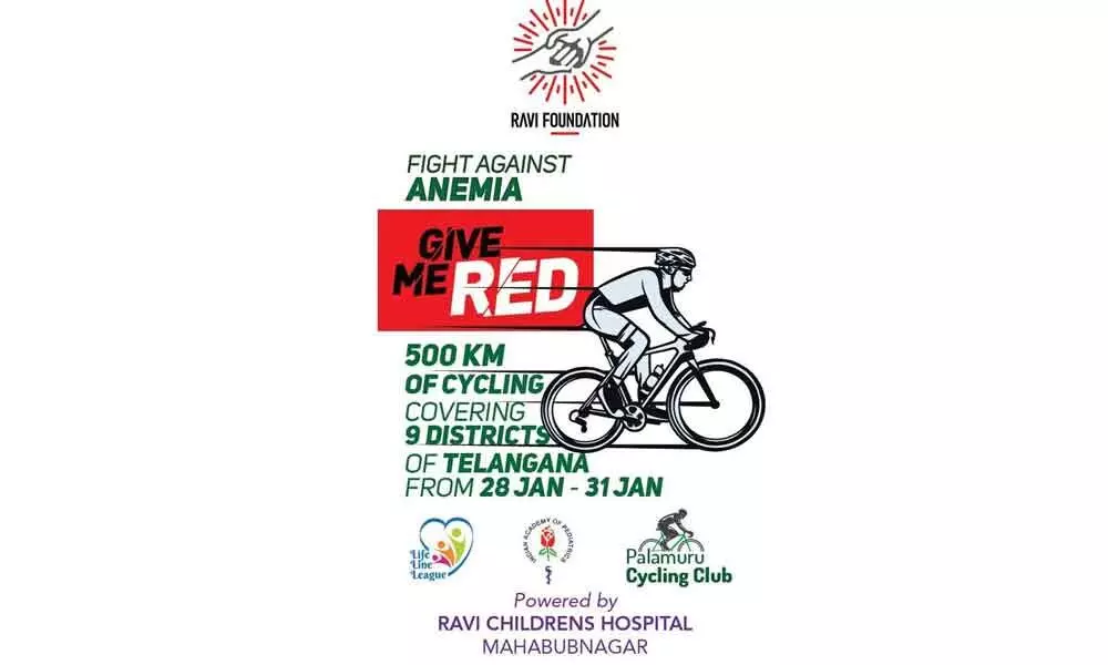 500-km cycling tour to spread awareness on Anaemia