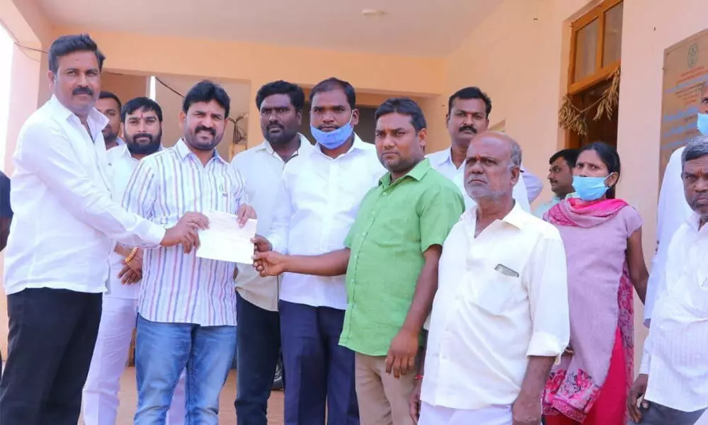 CMRF cheques handed over to beneficiaries