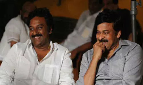 Megastar Chiranjeevi and VV Vinayak,