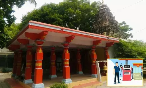 Locals oppose petrol pump on temple land