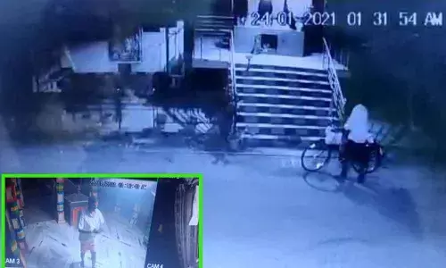 Man held for destroying idols, Hundi thefts