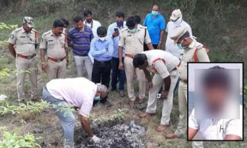 The missing case of Kancharla Nagraju, a BC community leader from Macharla constituency has ended up in tragedy wherein he was brutally killed and cremated in the gravel pits of Pedda Turakapalem Road near the town.