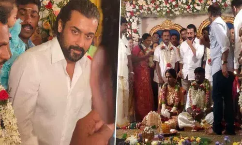 Suriya at Fans Wedding