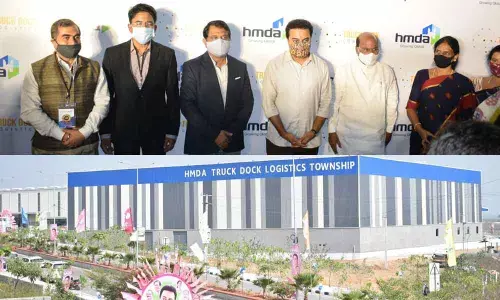 Inaugurates the state-of-the-art HMDA Truck Dock Logistics Park at Batasingaram
