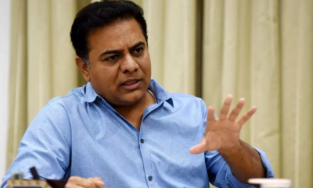 Municipal Administration Minister KT Rama Rao