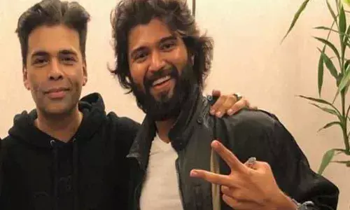 Karan Johar and Vijay Devarakonda