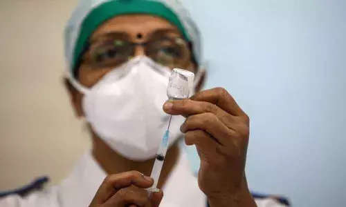 Hospital conducts vaccine drive for health workers