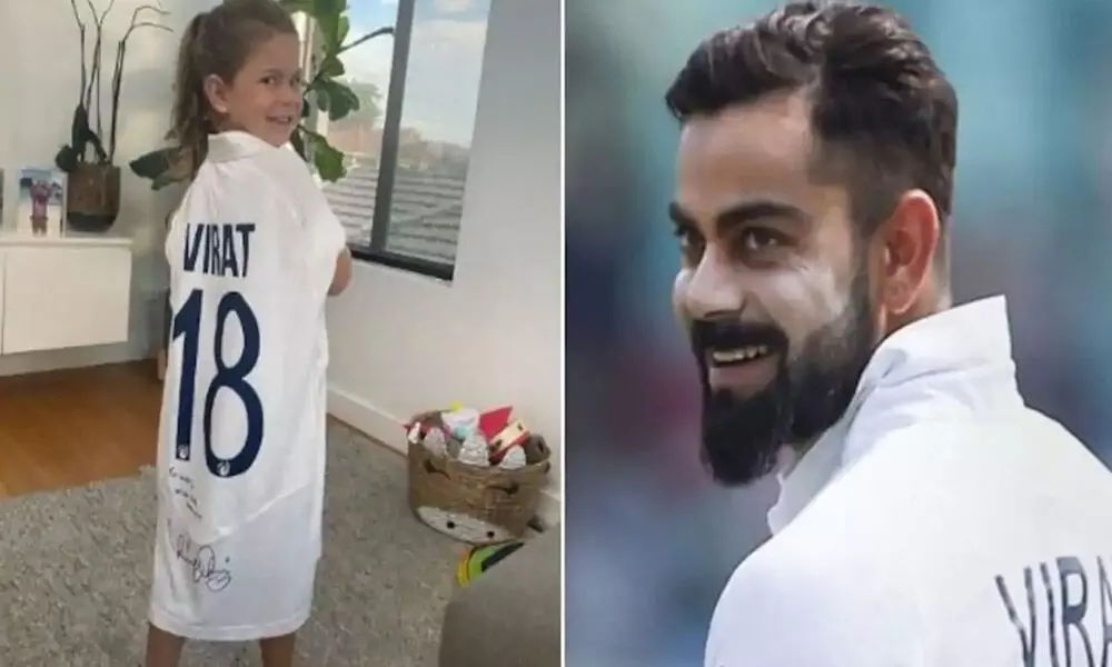 Virat Kohli gifted a signed jersey to David Warner’s daughter